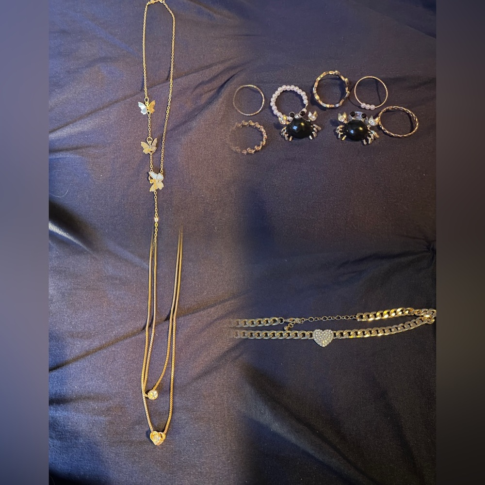 Shein jewerly everithing in bundle !!!